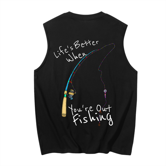 Cosmic Fishing - Style 01 - Tank Top