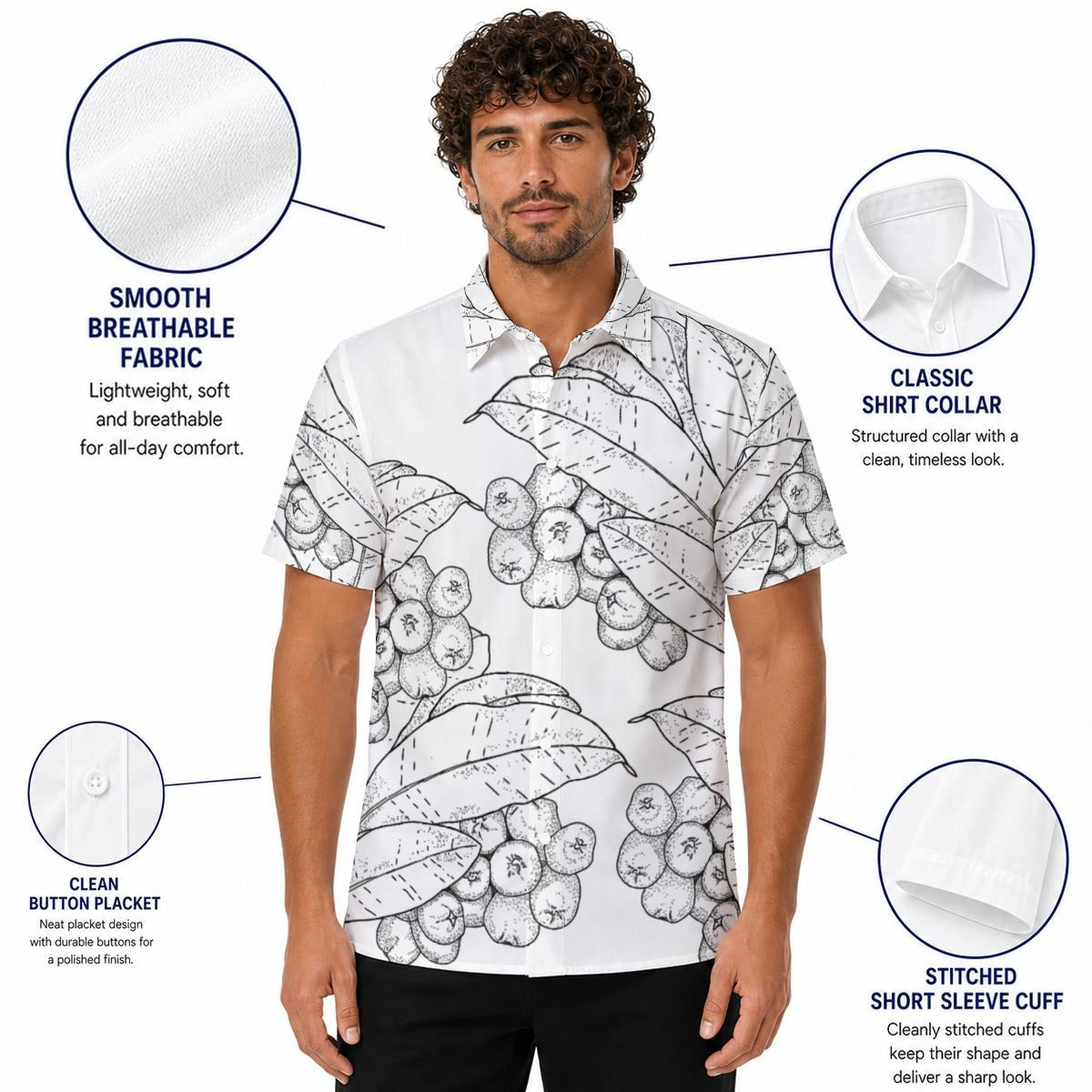 Lilly Pilly (linework) - Men's Shirt