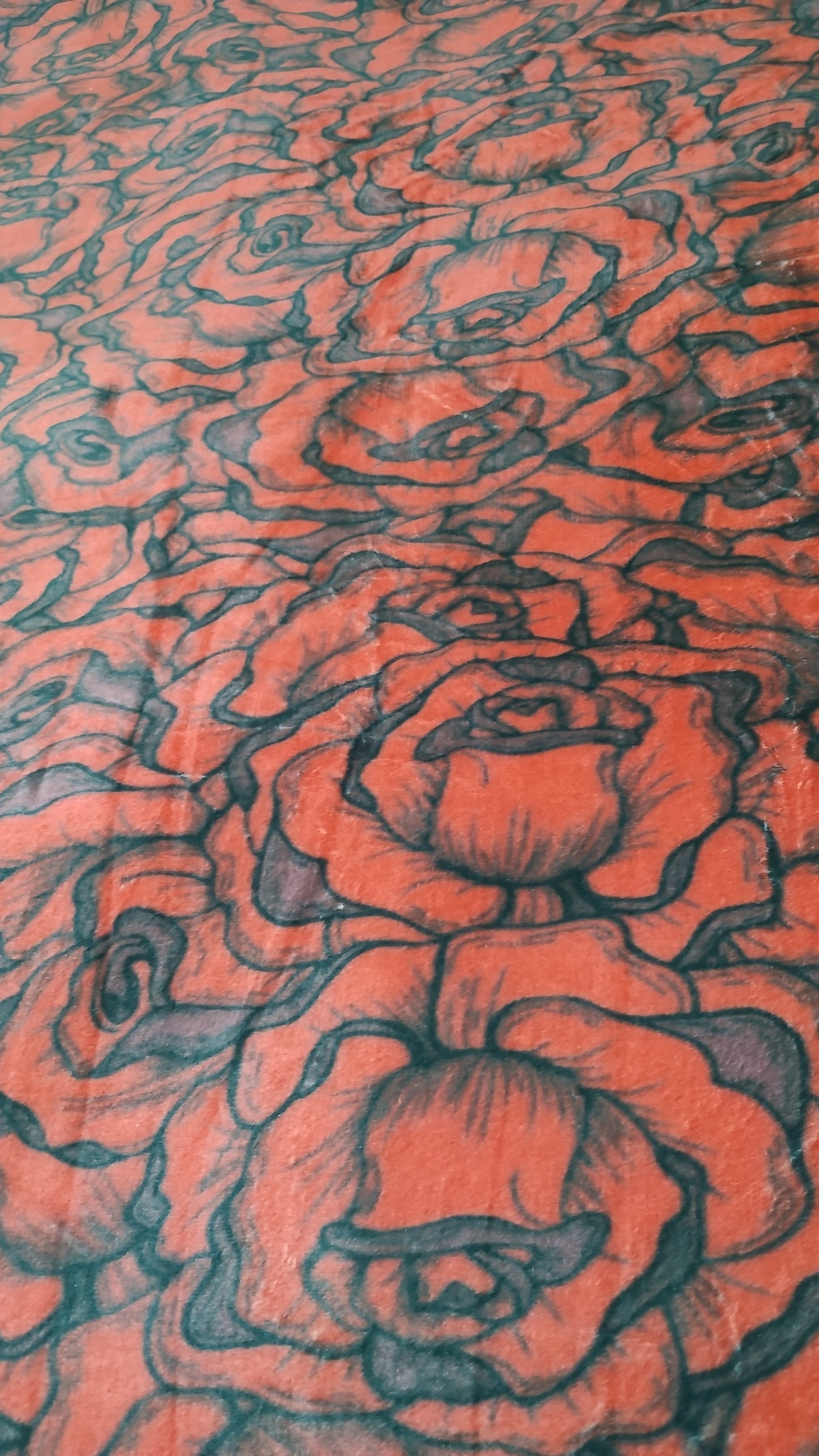 Red Rose - Throw Blanket