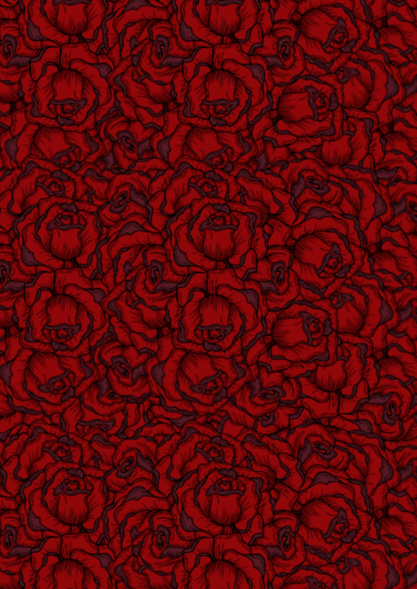 Red Rose - Throw Blanket