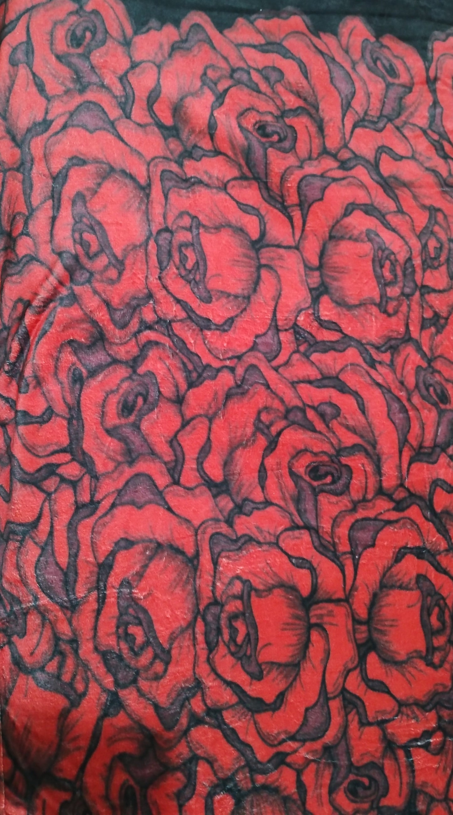 Red Rose - Throw Blanket