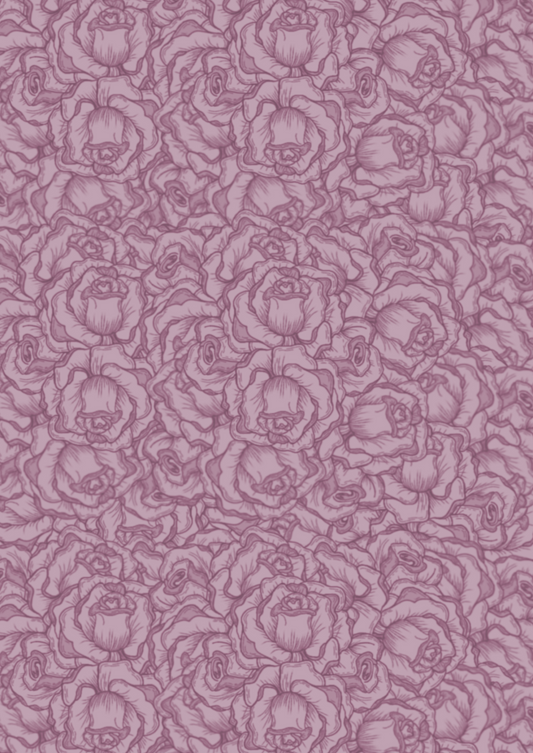 Pink Rose - Throw Blanket