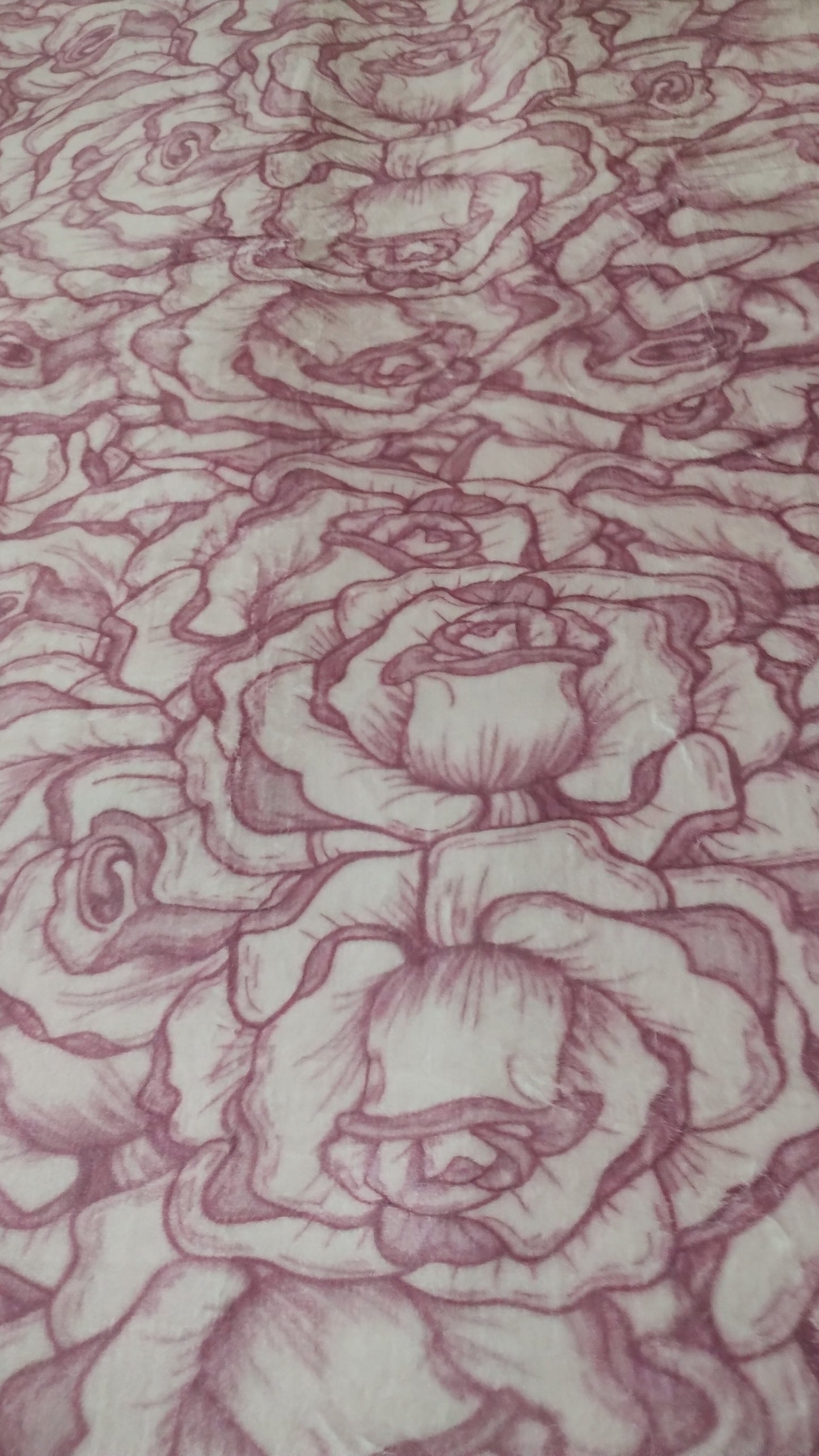 Pink Rose - Throw Blanket